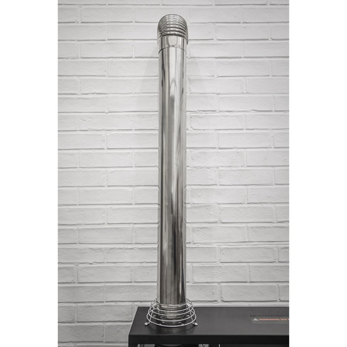 Sealey Stainless Steel Exhaust/Flue 90° Bend for IR13/IR16 Ø100mm Sealey  - Dynamic Drive
