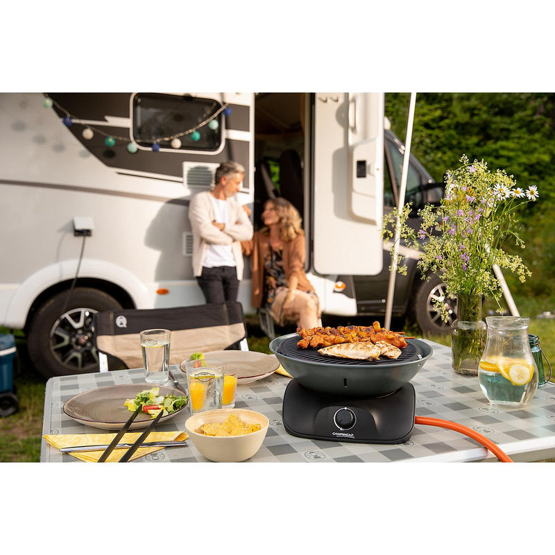 Campingaz 360 Grill CV Table Top Gas BBQ & Stove in Iron Grey Campingaz  - Dynamic Drive