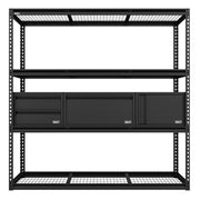 Sealey Heavy-Duty Modular Racking Kit with 3 Storage Units APMRCOMBO1 Sealey - Dynamic Drive
