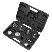 Sealey Brake & Clutch Pressure Bleeder Cap Set 7pc VS0204C Sealey - Dynamic Drive