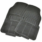 SS3601 UKB4C 4 Piece Heavy Duty Rubber All Terran Tray Style Car Van Mat Set Streetwize  - Dynamic Drive