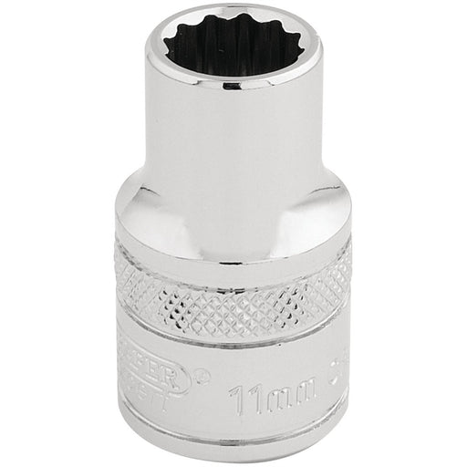 Draper HI-TORQ 12 Point Socket, 1/2" Sq. Dr., 11mm 33095 Draper - Dynamic Drive