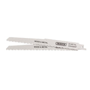 Draper Bi-metal Reciprocating Saw Blades for Multi-Purpose Cutting, 200mm, 6-12t Draper - Dynamic Drive