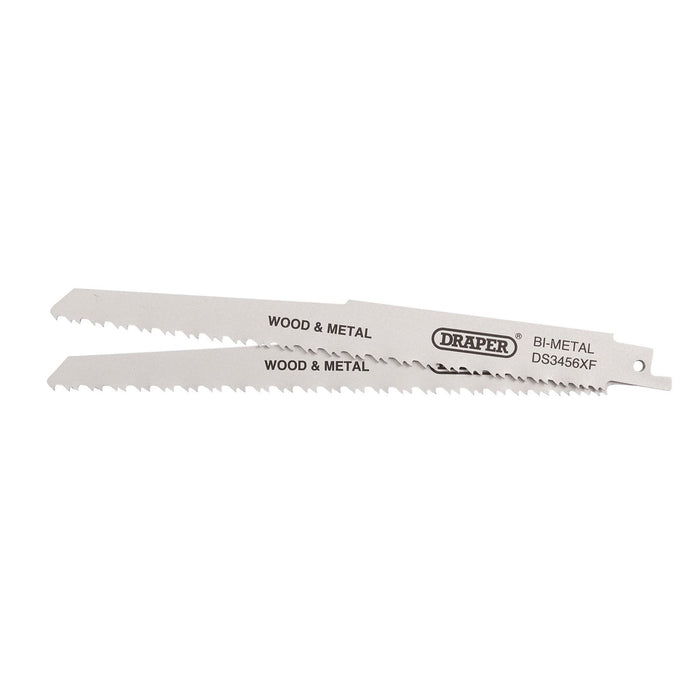 Draper Bi-metal Reciprocating Saw Blades for Multi-Purpose Cutting, 200mm, 6-12t Draper - Dynamic Drive