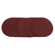 Draper Sanding Discs, 125mm, Hook & Loop, 80G (Pack of 10) 02694 Draper - Dynamic Drive