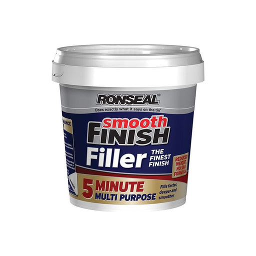 Ronseal Smooth Finish 5 Minute Multipurpose Filler Tub 600ml Ronseal - Dynamic Drive