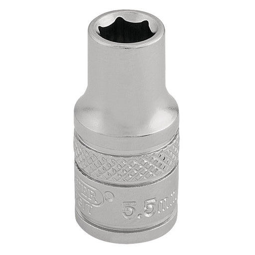 Draper Socket, 1/4" Sq. Dr., 5.5mm 16509 Draper - Dynamic Drive
