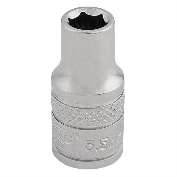 Draper Socket, 1/4" Sq. Dr., 5.5mm 16509 Draper - Dynamic Drive