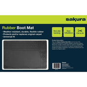 Heavy Duty Rubber Car Boot Liner Mat Sakura  - Dynamic Drive