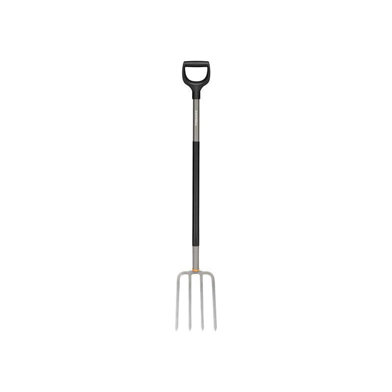 Fiskars Ergonomic Garden Fork Grey Fiskars - Dynamic Drive