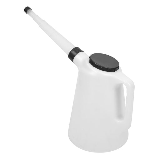 Sealey Oil Container with Lid & Flexi-Spout 5L JDL5 Sealey  - Dynamic Drive