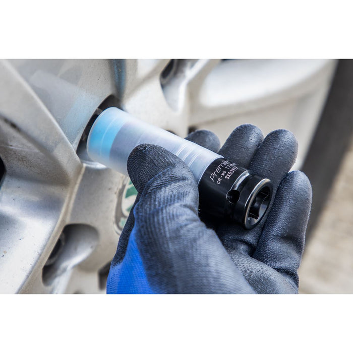 Sealey Alloy Wheel Ultra-Power Impact Socket Set 3pc 1/2"Sq Drive SX039 Sealey - Dynamic Drive