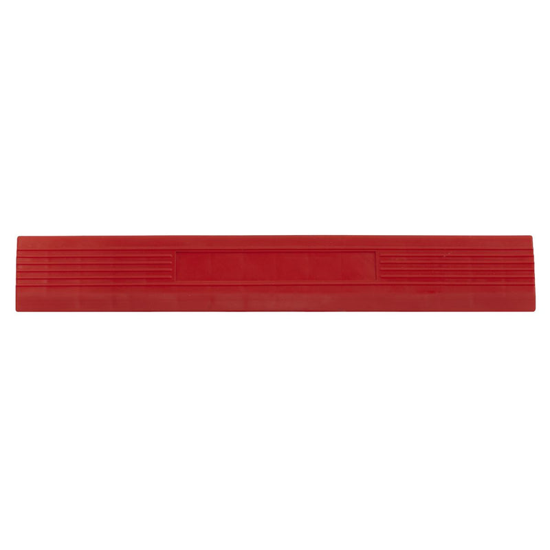 Sealey Polypropylene Floor Tile Edge 400 x 60mm Red Male Pack of 6 FT3ERM Sealey - Dynamic Drive