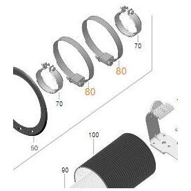 Truma Clip For Frostair Cold Duct 39050-71800 Truma - Dynamic Drive
