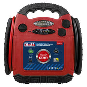 Sealey RoadStart Emergency Jump Start + Compressor 12V 750 Peak Amp RS132 Sealey  - Dynamic Drive