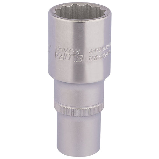 Draper Elora Deep Bi-Hexagon Socket, 1/2" Sq. Dr., 24mm 11937 Draper - Dynamic Drive