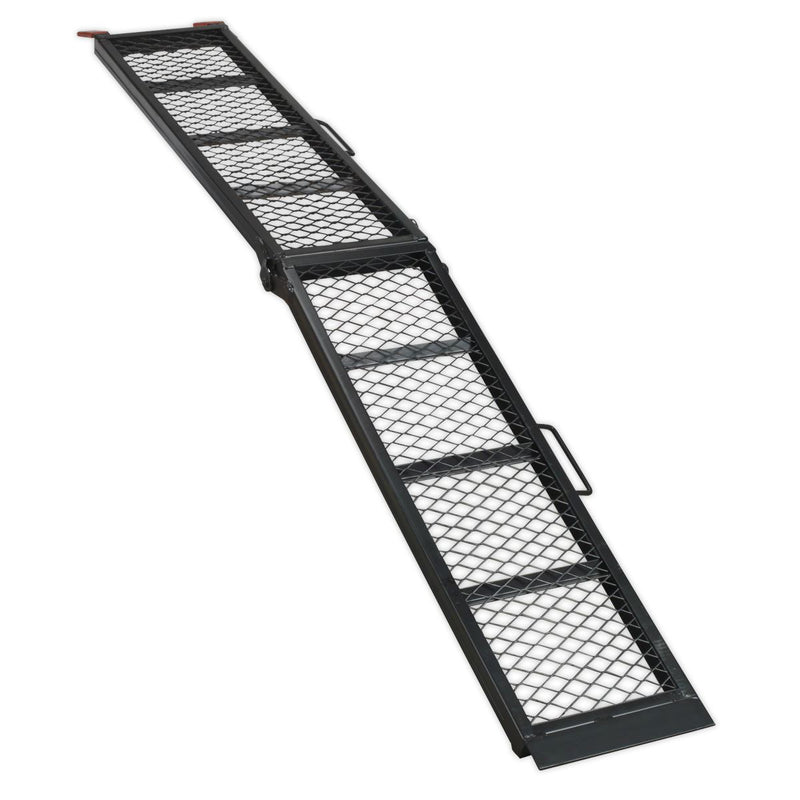 Sealey Steel Mesh Folding Loading Ramp 360kg Capacity MR360 Sealey - Dynamic Drive
