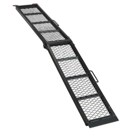 Sealey Steel Mesh Folding Loading Ramp 360kg Capacity MR360 Sealey - Dynamic Drive