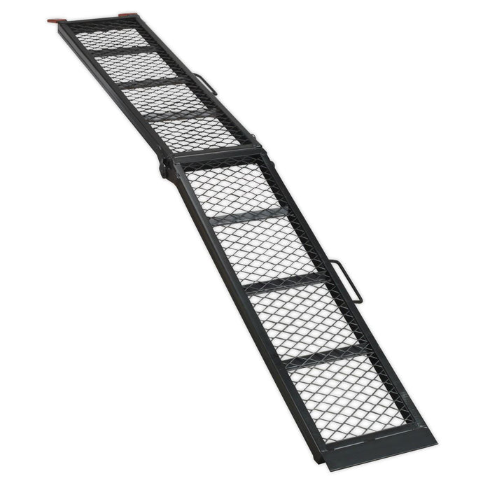 Sealey Steel Mesh Folding Loading Ramp 360kg Capacity MR360 Sealey - Dynamic Drive