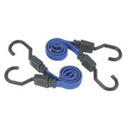 Sealey Flat Bungee Cord Set 460mm 2pc BCS15 Sealey - Dynamic Drive