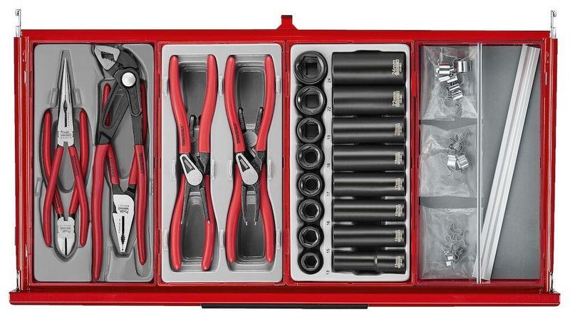 Teng Tools 26" PRO35™ stack tool kit 753 pieces red Town Tools - Dynamic Drive