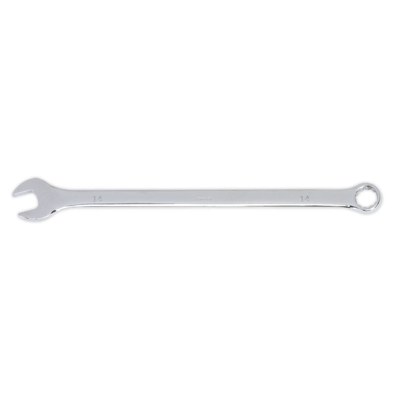 Sealey Combination Spanner Extra-Long 14mm AK631014 Sealey - Dynamic Drive