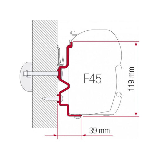 Fiamma Adaptor Rapid 90DF 10 400: Quick and Easy Attachment for Your RV Fiamma - Dynamic Drive
