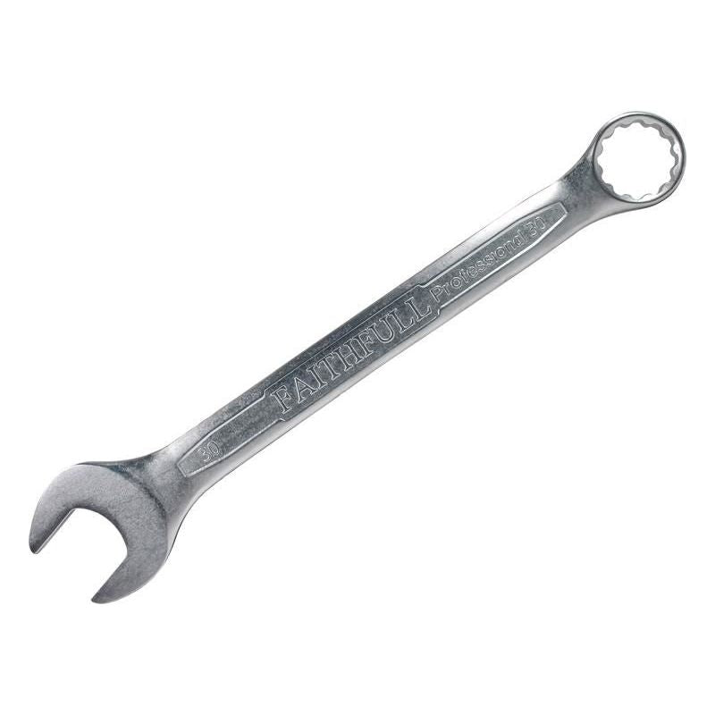 Faithfull Combination Spanner CV Satin Finish 30mm Faithfull - Dynamic Drive