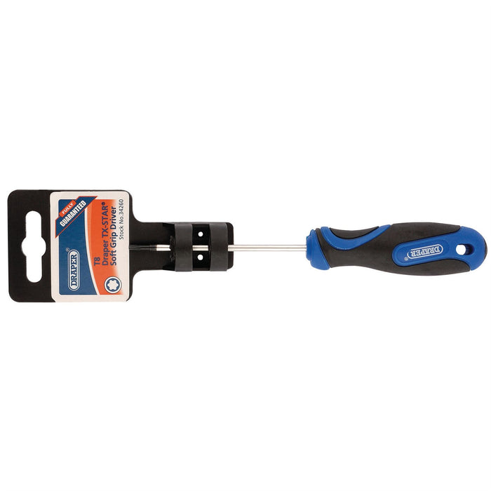 Draper TX-STAR Soft Grip Screwdriver, T8 34260 Draper - Dynamic Drive