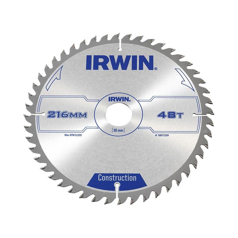 Irwin® General Purpose Table & Mitre Saw Blade 216 x 30mm x 48T ATB IRWIN® - Dynamic Drive