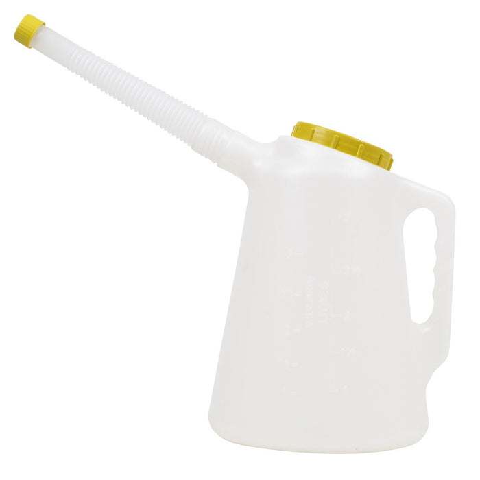 Sealey Oil Container with Flexible Spout 3L - Lime Lid JDL3L Sealey - Dynamic Drive