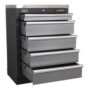 Sealey Modular 5 Drawer Cabinet 680mm APMS59 Sealey - Dynamic Drive