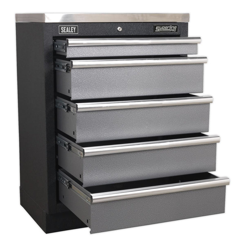 Sealey Modular 5 Drawer Cabinet 680mm APMS59 Sealey - Dynamic Drive
