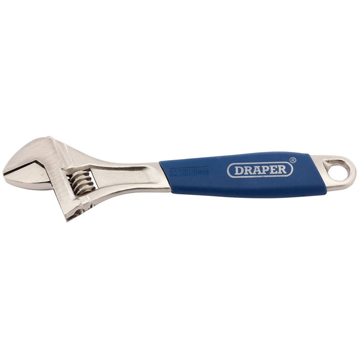 Draper Soft Grip Adjustable Wrench, 300mm 88604 Draper - Dynamic Drive