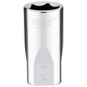 Milwaukee 1/4 Drive Socket Metric Standard 9mm 4932478317 Milwaukee - Dynamic Drive