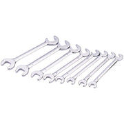 Draper Metric Midget Open End Spanner Set (8 Piece) 19754 Draper - Dynamic Drive