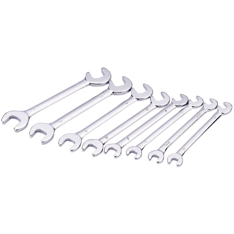 Draper Metric Midget Open End Spanner Set (8 Piece) 19754 Draper - Dynamic Drive