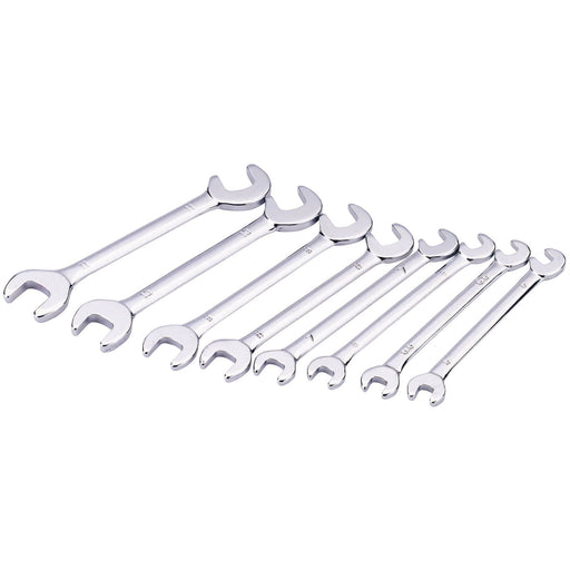 Draper Metric Midget Open End Spanner Set (8 Piece) 19754 Draper - Dynamic Drive