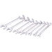 Draper Metric Midget Open End Spanner Set (8 Piece) 19754 Draper - Dynamic Drive