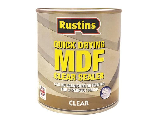 Rustins Quick Drying MDF Sealer Clear 2.5 litre Rustins - Dynamic Drive