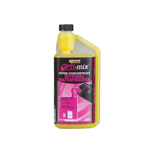Everbuild Sika Opti-Mix Integral Waterproofer 1 litre Everbuild Sika - Dynamic Drive