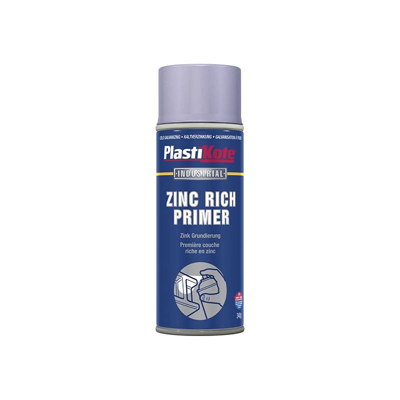 Plastikote Zinc Primer Spray 400ml PlastiKote - Dynamic Drive