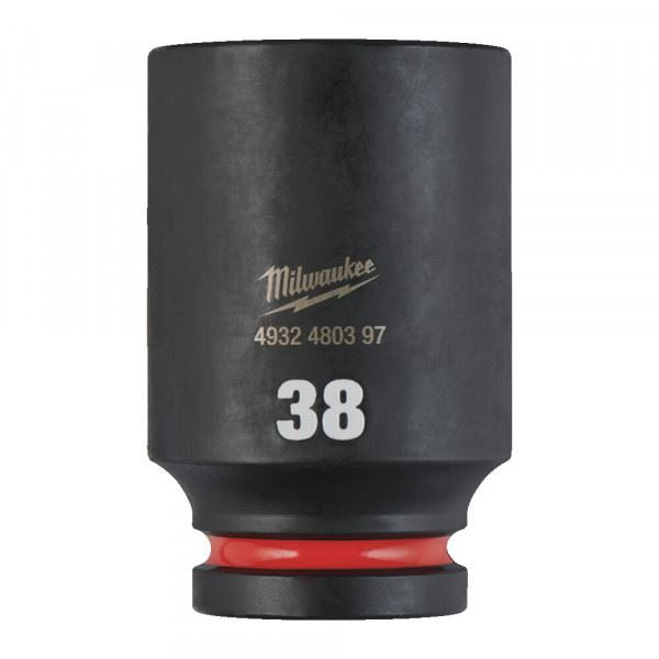 Milwaukee Hex Socket Shw 3/4 Deep 38mm-1Pc 38mm Milwaukee - Dynamic Drive