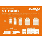 Vango Stellar Junior Sleeping Bag Dragons Fire Vango - Dynamic Drive