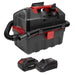Sealey SV20 Series 10L Cordless Wet & Dry Vacuum Kit 20V 4Ah CP20VWDVKIT1 Sealey - Dynamic Drive