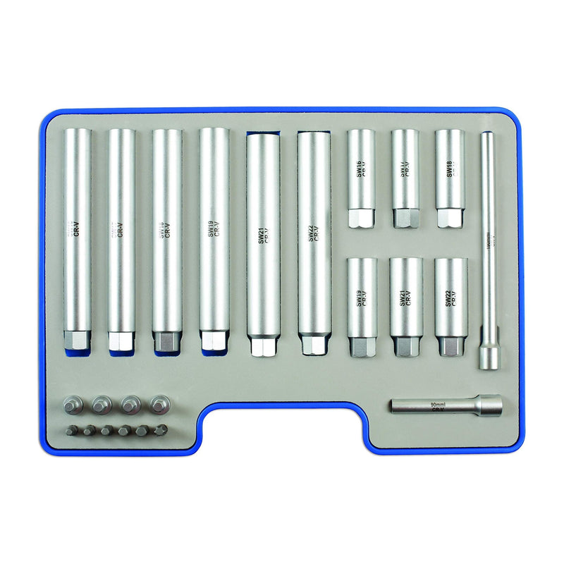 Laser Shock Absorber Tool Set 24pc 7404 Laser - Dynamic Drive