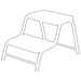 Double step in caravan white C021 UK Camping And Leisure - Dynamic Drive