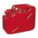 Sealey Jerry Can 10L Red JC10 Sealey - Dynamic Drive