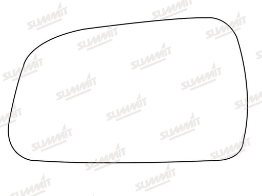 Summit Heated Base Plate With Standard Mirror Glass fits Hyundai Tucson 04 to 09 LHS Summit - Dynamic Drive