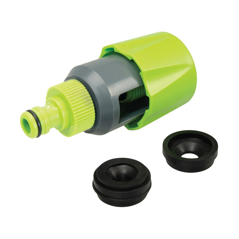 Silverline Universal Mixer Tap Connector Tap Head 34mm - 43mm Silverline - Dynamic Drive